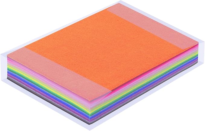 40 PCS Assorted Colors Soft Nonwoven Felt Sheets