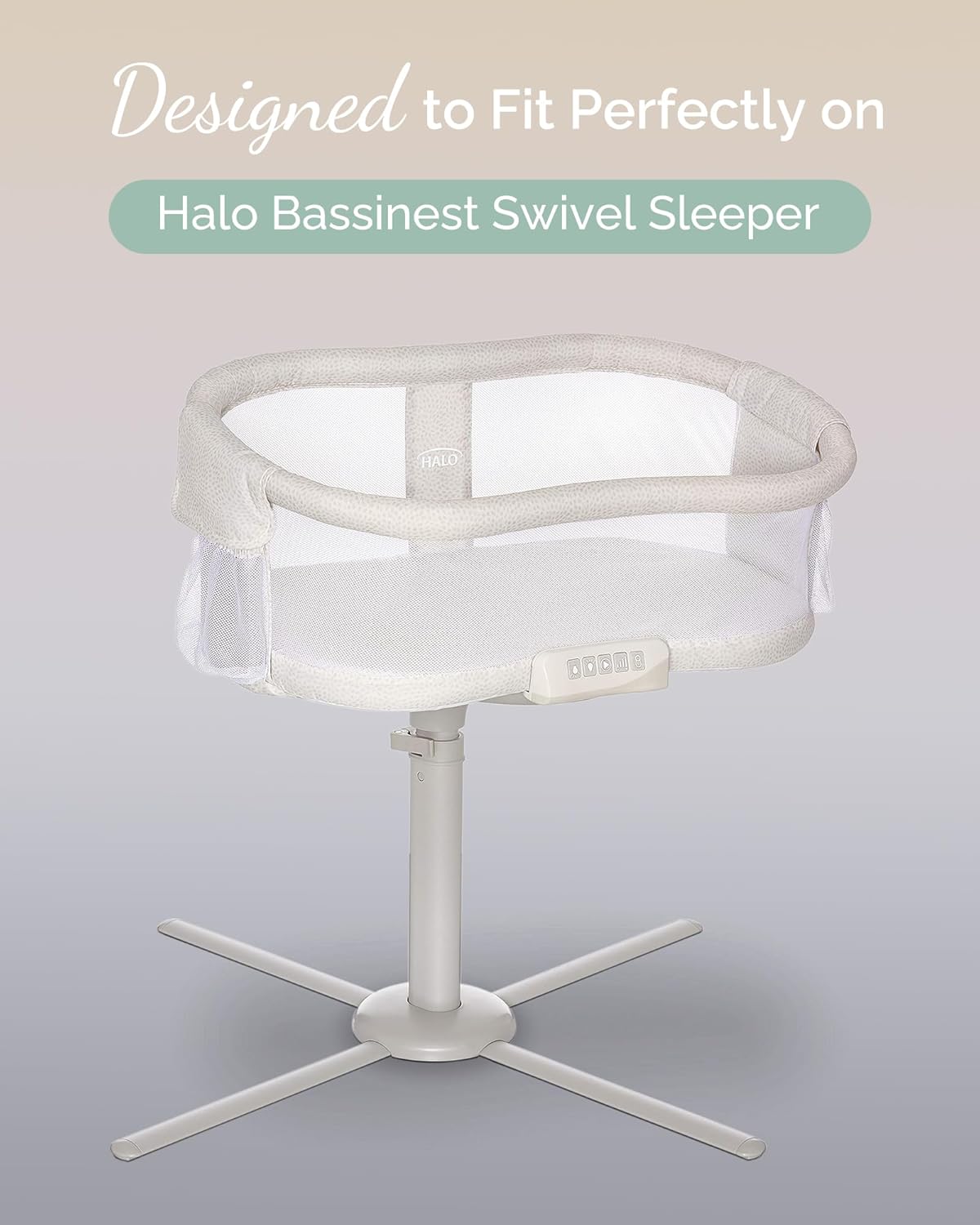 Halo Bassinest Fitted Sheets, Fits Halo BassiNest Sleeper Swivel, Flex, Glide, Premiere & Luxe Series Sleeper and Other 18x30 Bassinet Mattress - Buttery Soft Stretchy Jersey Fabric, 3 Pack