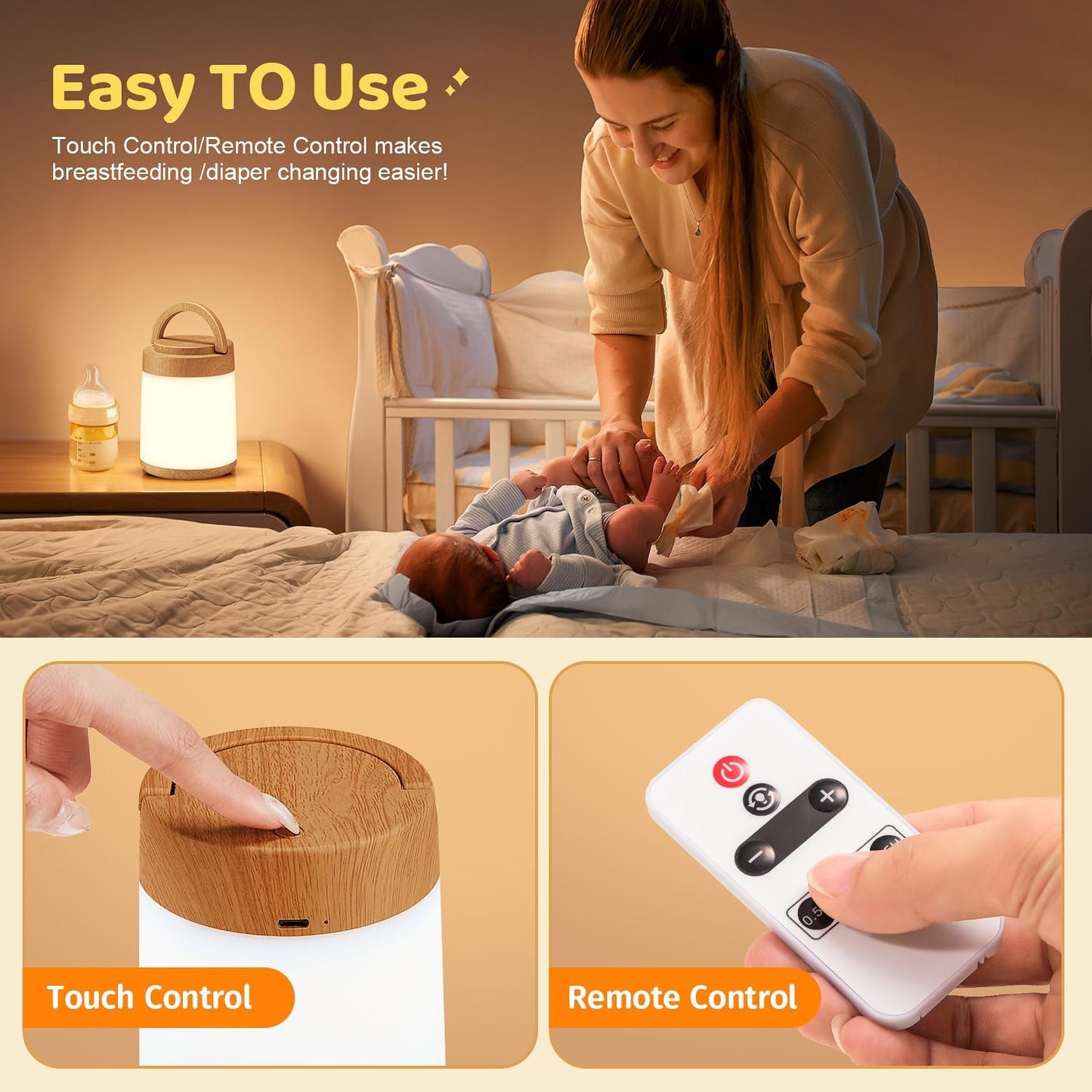 One Fire Egg Light for Nursery, 10 Colors Dimmable Baby Night Lights for Nursery,1800mAh Rechargeable Lamp for Kids Lamp,Remote+Timer Kids Night Light Lamp,Portable Night Light for Baby Light