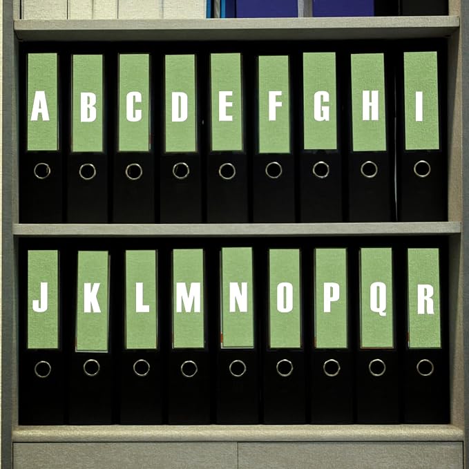 Letter Stickers, Mailbox Numbers, 3 Inch Waterproof Vinyl Alphabet | 3 Inch