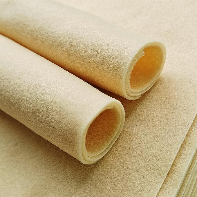 Jtnohx Color Felt, Soft Felt Sheets, 1.4mm Thick 8"x12" Handicraft Felt Fabrics