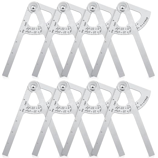 Moxweyeni 8 Pack Pipe Caliper Measuring Tool 7 Inch Stainless Steel Pocket Pipe