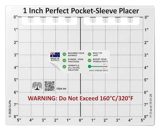 Heat Press Safe Pocket and Sleeve Placement Guide | Australian Designed and