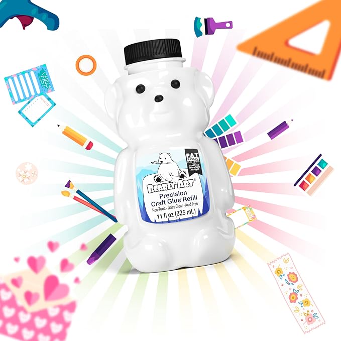Bearly Art Precision Craft Glue 11fl oz Refill