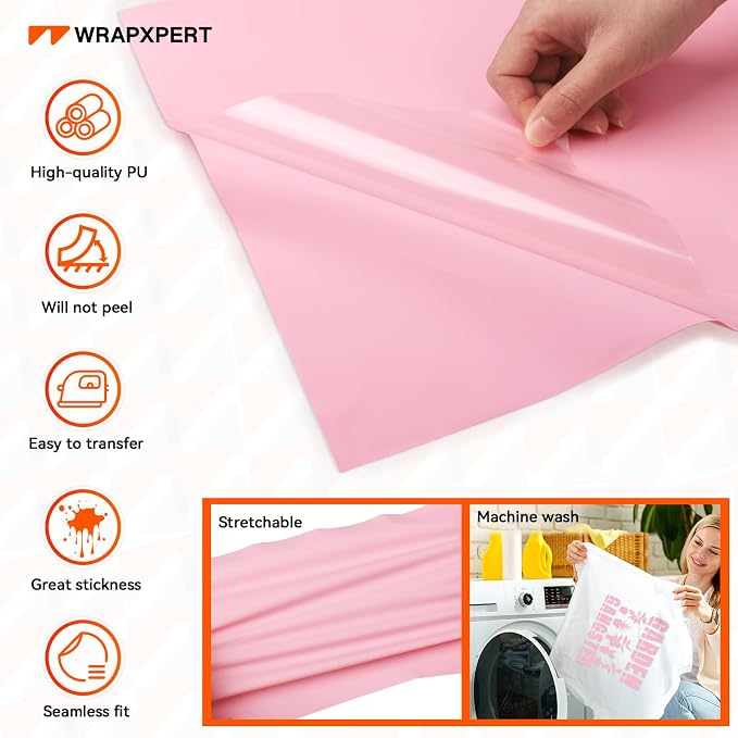 WRAPXPERT Light Pink HTV