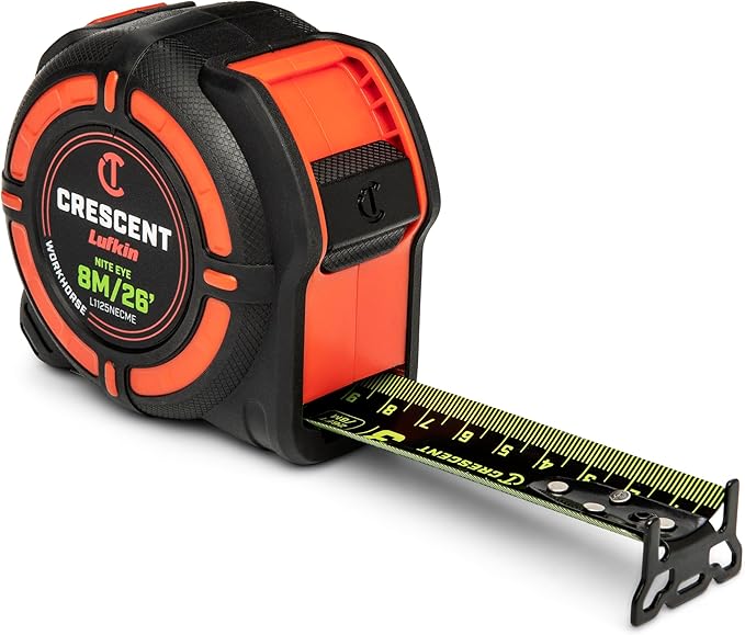 Crescent Lufkin 25 Ft. WORKHORSE NITE EYE Tape Measure | L1125NE