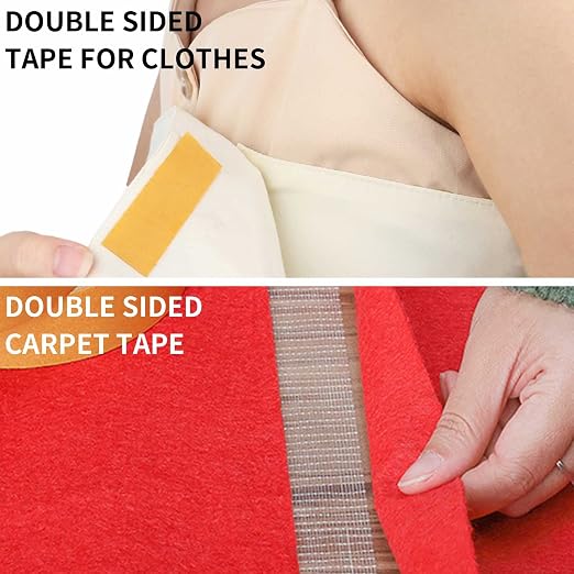 Birllaid Fabric Tape Multifunctional Double Sided Tape, Double Stick Carpet