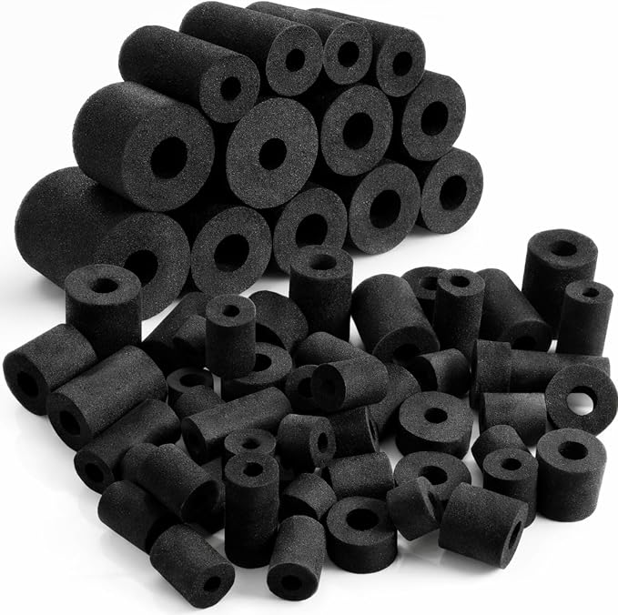 Frienda 50 Pcs Pool Noodles Bits Multicolor Craft Small Size Versatile Mixed