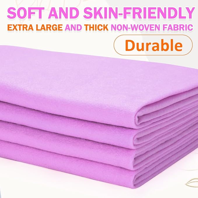 XSEINO Light Purple Large Felt Fabric 108" X 36 ", 1.4 mm Thick Soft Felt