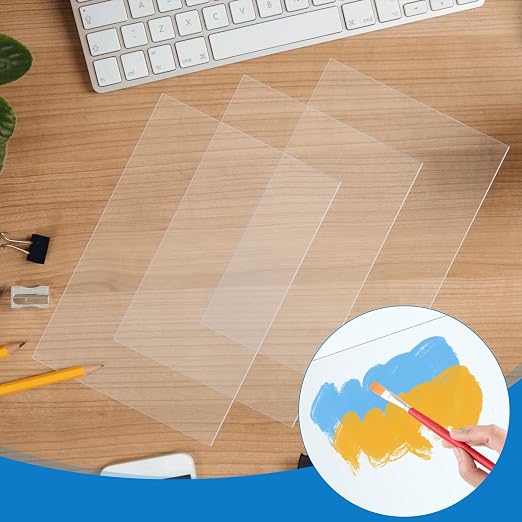 TKOnline 15 PCS Plexiglass Sheets, Invitations, Poster Frames Plastic Board