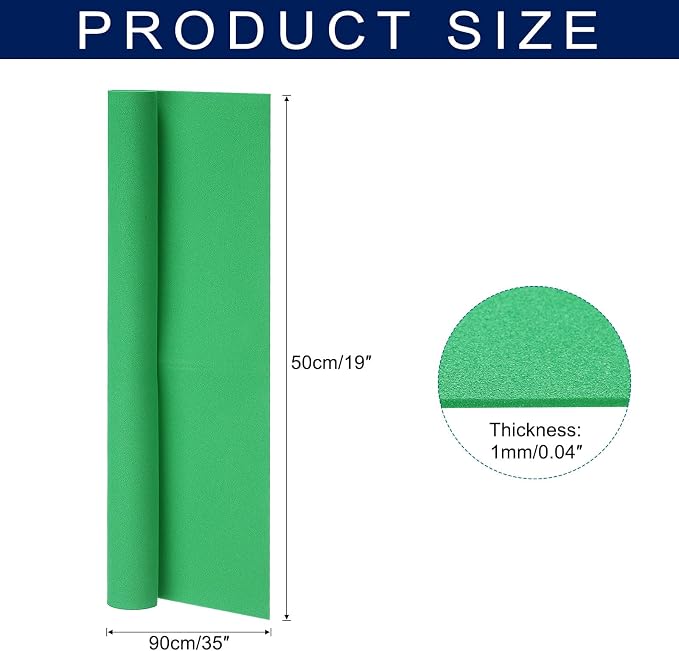MECCANIXITY Foam Sheets Crafts 35x19 Inch 1mm EVA Craft Foam Paper Foam Sheets