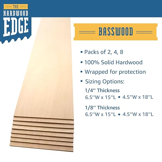 Basswood Planks