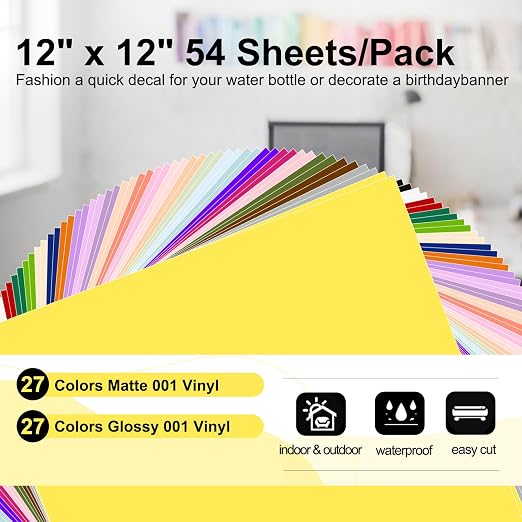 TECKWRAP 001 Permanent Adhesive Vinyl Bundle