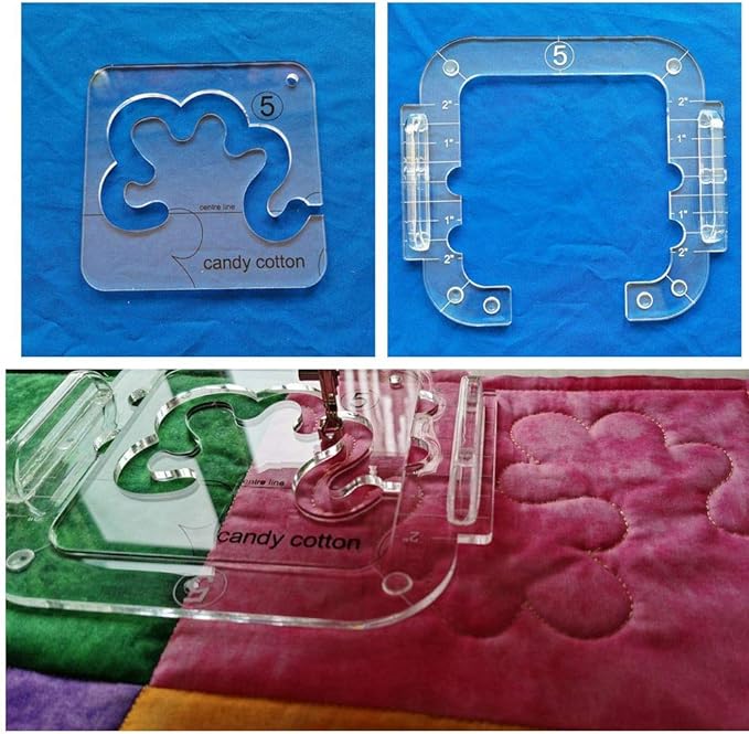 HONEYSEW Free Motion Quilting Template Series 5