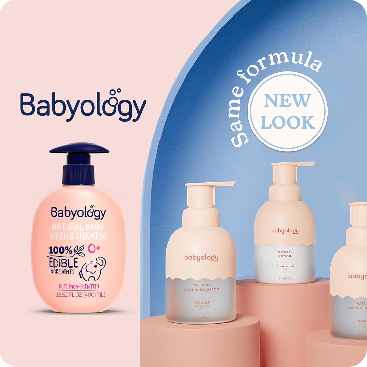 Babyology Organic Baby Lotion - 100% Edible Ingredients - The Safest All Natural Baby Moisturizer for Newborn Dry and Sensitive Skin - Non toxic - Eczema (Varying Packs)
