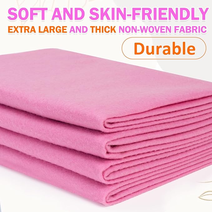 XSEINO Dust Pink Large Felt Fabric 108" X 36 ", 1.4 mm Thick Soft Felt Fabric