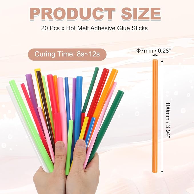 PATIKIL Hot Glue Sticks for Glue Gun