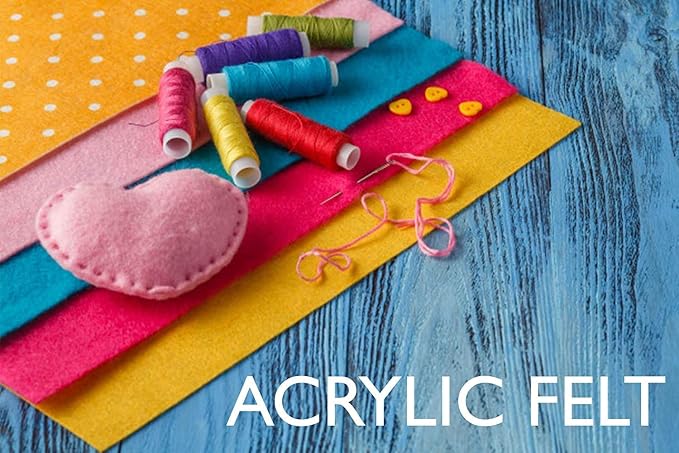 FabricLA Acrylic Felt Sheets for Crafts