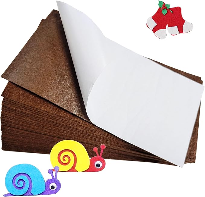 Jtnohx Self Adhesive Felt Sheets, Sticky Fabric Square