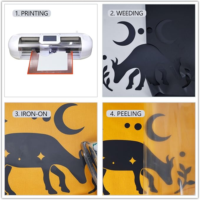 guangyintong Reflective Black Heat Transfer Vinyl HTV Rolls