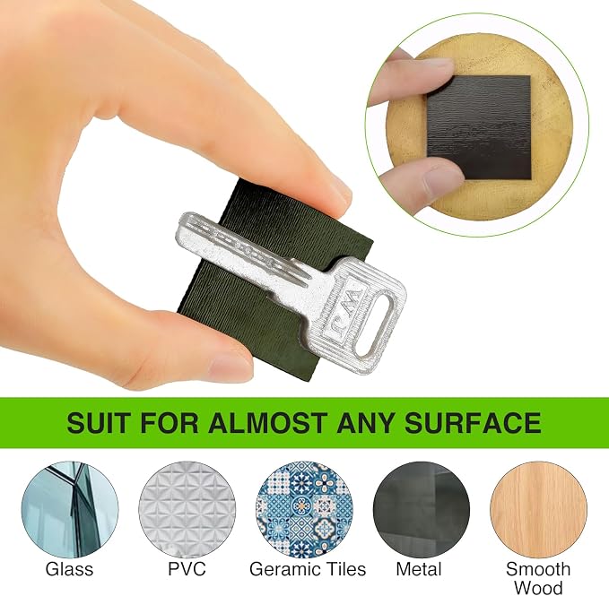 Magnets with Adhesive Backing, Pre-Cut Self Sticky Magnets, Bulk Value Pack