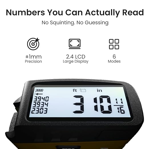 Digital Tape Measure 16 Ft