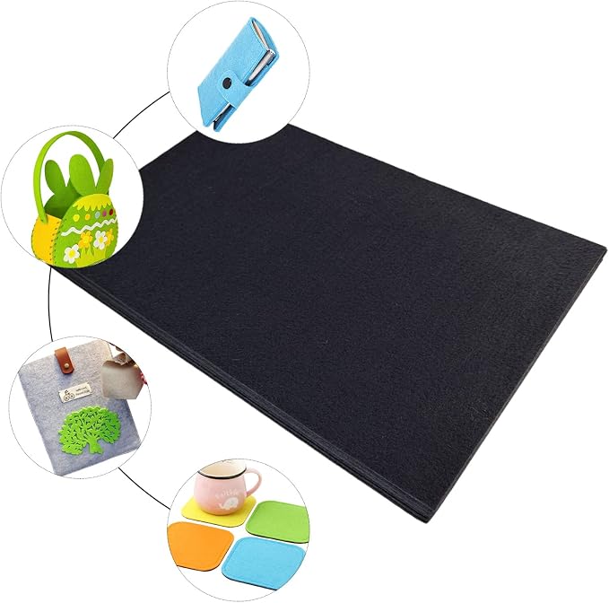Jtnohx Stiff Felt, 2mm Thick Felt Sheets