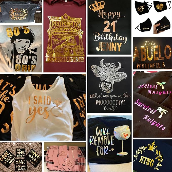 Rose Gold Foil HTV Heat Transfer Vinyl