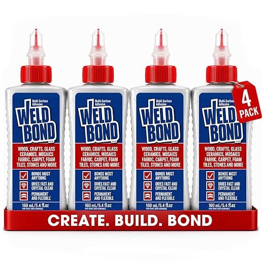 Weldbond Multi-Surface, Non-Toxic Glue, Bonds Most Anything! Use as Wood Glue or