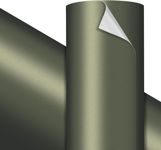 VViViD Premium Matte Metallic Military Green Craft Vinyl Roll 1ft x 5ft –