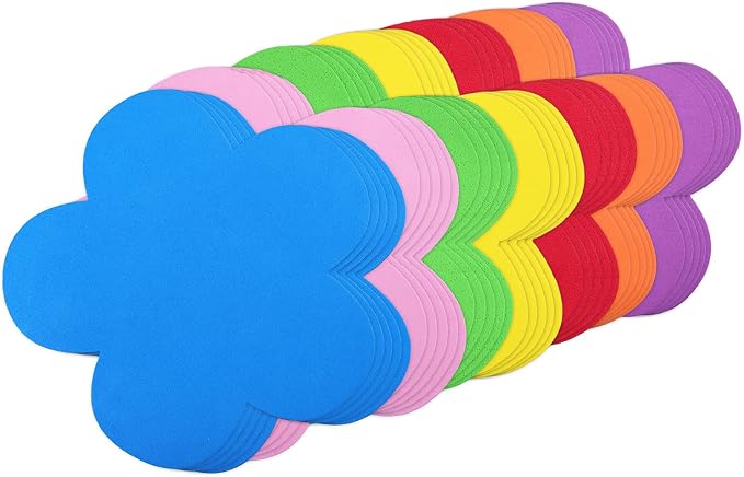 35Pcs Foam Flower Cut Outs 6'' Large Foam Flower Shapes Decoration Bulletin