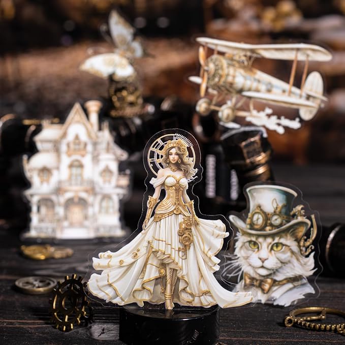 Yoksas Vintage Victorian Steampunk Stickers