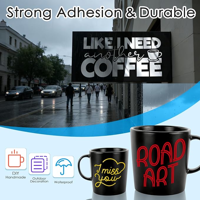 TORC Royal Blue Permanent Vinyl 12" x 14 FT Matte Blue Adhesive Vinyl Roll