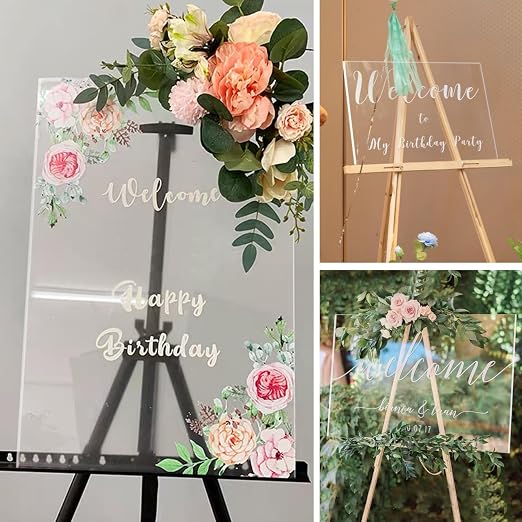 5 Pieces 8 x 12” Clear Acrylic Sheet Plexiglass