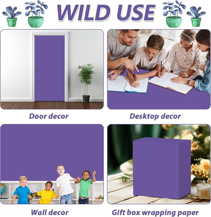 Ultra Purple Bulletin Board Paper Roll Purple Bulletin Board Background Paper