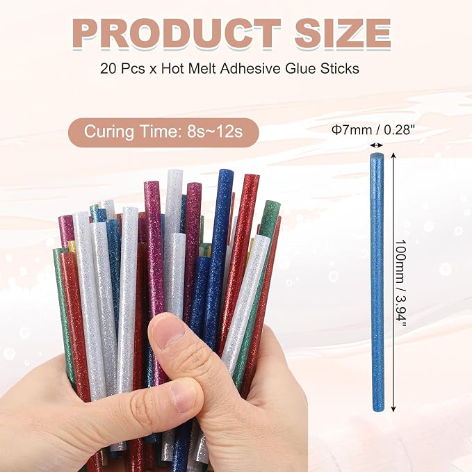 PATIKIL Hot Glue Sticks for Glue Gun