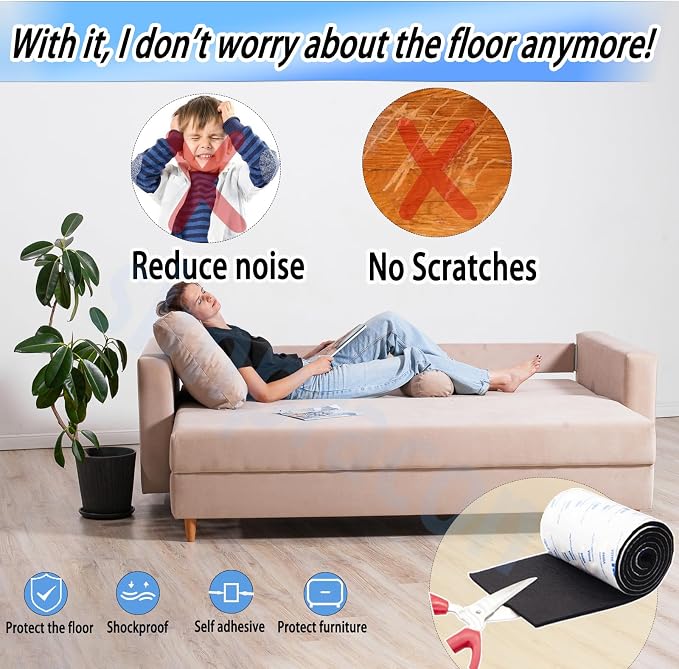Cuttable Felt Furniture Pads