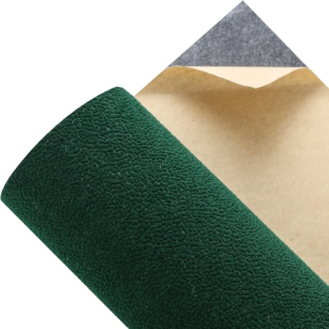 Removable Velvet Fabric Self Adhesive Felt Fabric Liner Green Velvet Drawer