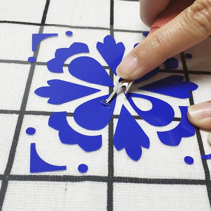 guangyintong Blue Heat Transfer Vinyl HTV Rolls, Glossy Surface HTV Vinyl