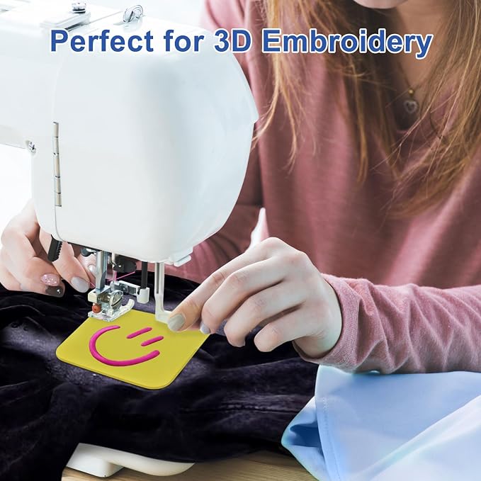 24Pcs 3mm 3D EVA Foams Embroidery: 5.92x9in Embroidery Foam