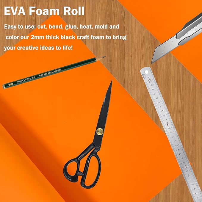 EVA Foam Roll | High Density 85kg/m3 | 2mm Thick | 48"x14" | Ideal