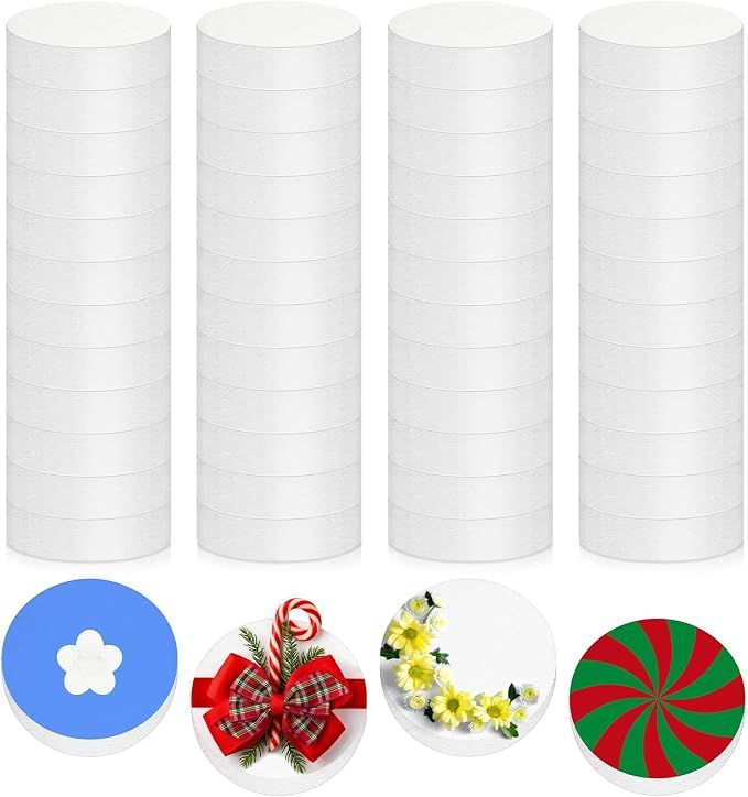 Henoyso 48 Pcs 4 Inch Foam Circles