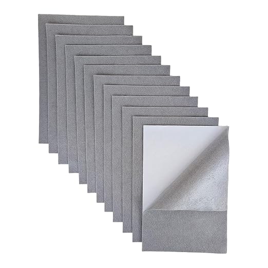 Jtnohx Self Adhesive Felt Sheets, 12 Pieces Felt Fabric