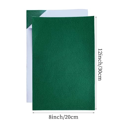 Jtnohx Self Adhesive Felt Sheets, 12 Pieces Felt Fabric