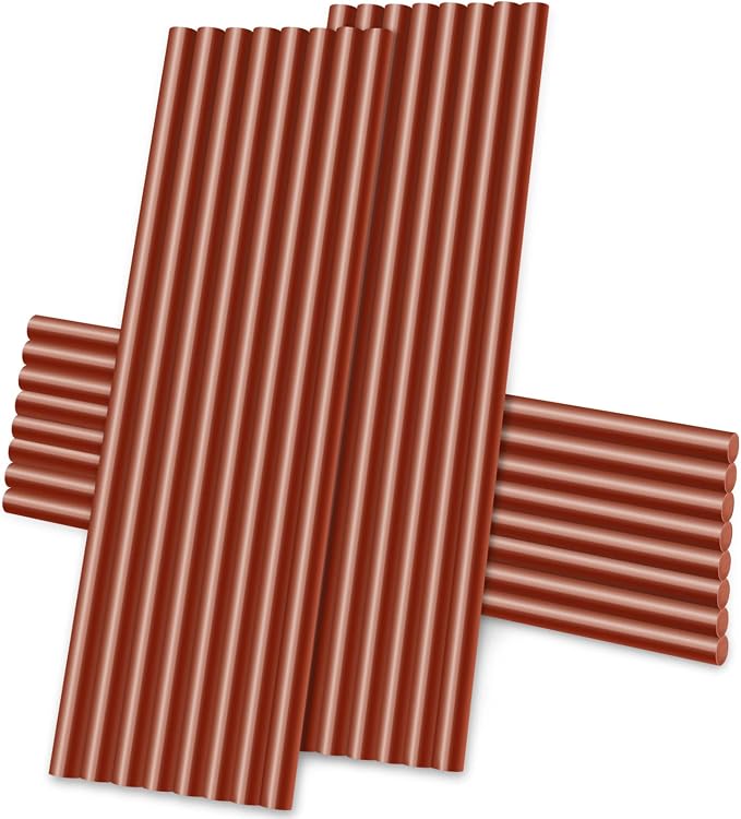 Manarty Brown Hot Glue Sticks, All Temperature Adhesive EVA Glue Sticks