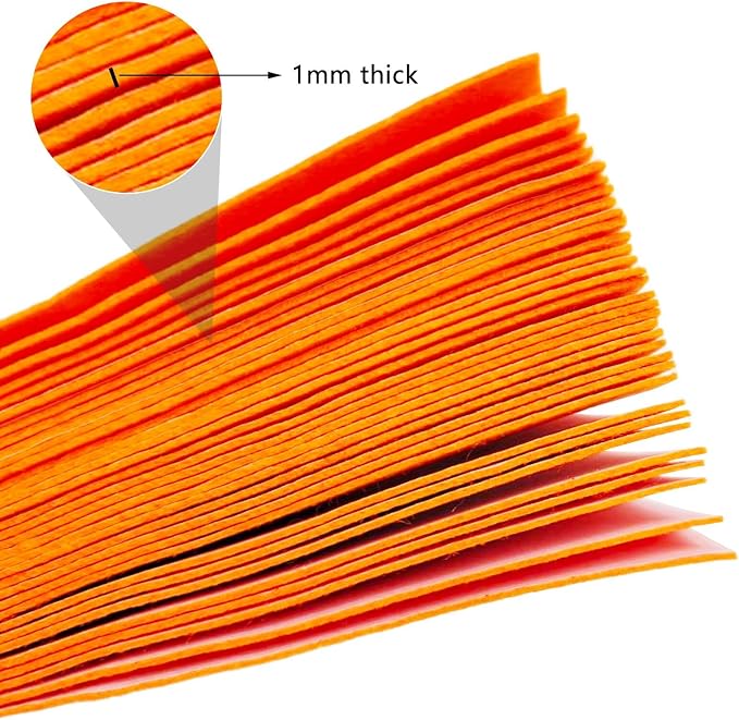 Jtnohx Self Adhesive Felt Sheets, Sticky Fabric Square