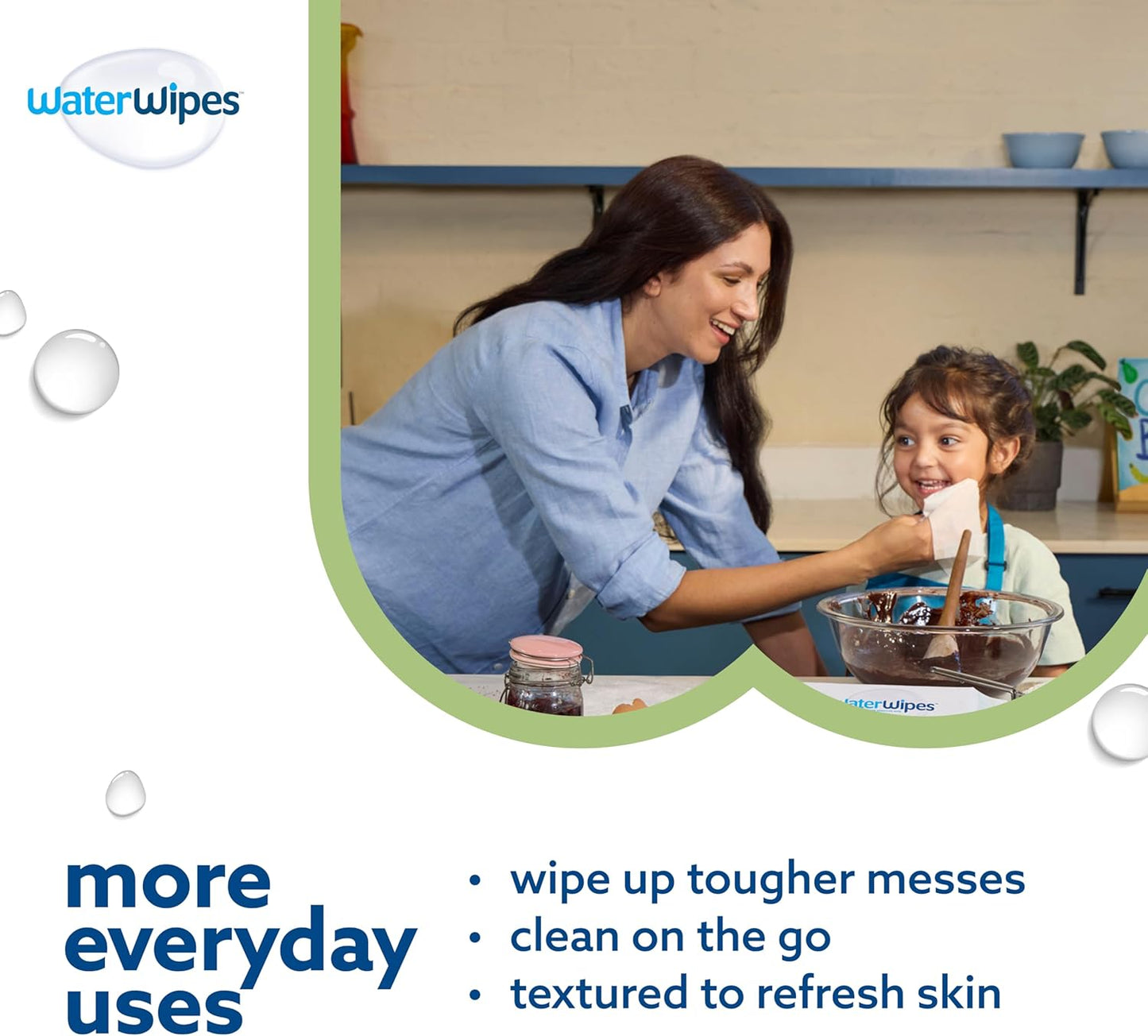 WaterWipes Sensitive+ Baby & Toddler Wipes, 3-In-1 Cleans, Cares, Protects, 99.9% Water, Textured Clean, Unscented & Hypoallergenic, 540 Count (Pack of 9)