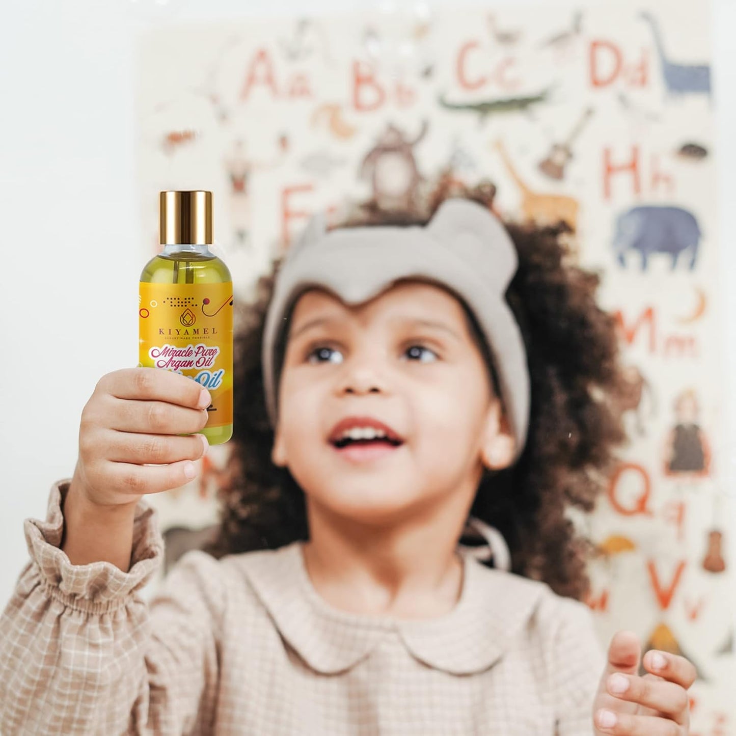 KIYAMEL Miracle Pure Argan Baby Oil Natural Moisturizing Oil with Vitamin E & Omega 6 Fatty Acids, Deep Hydration for Soft Skin, Hair, Face & Nails Nourishing Daily Care for a Healthy and Radiant Glow