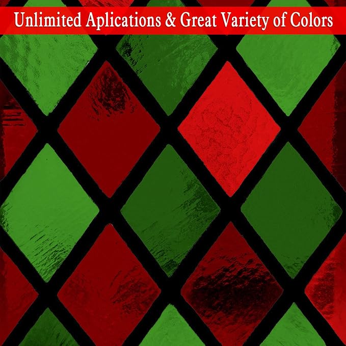 Outus 104 Pcs Colored Cellophane Sheets Cellophane Wrapping Paper