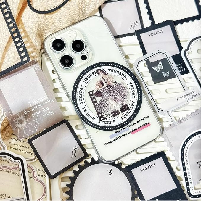 120Pcs PET Decorative Frames Stickers